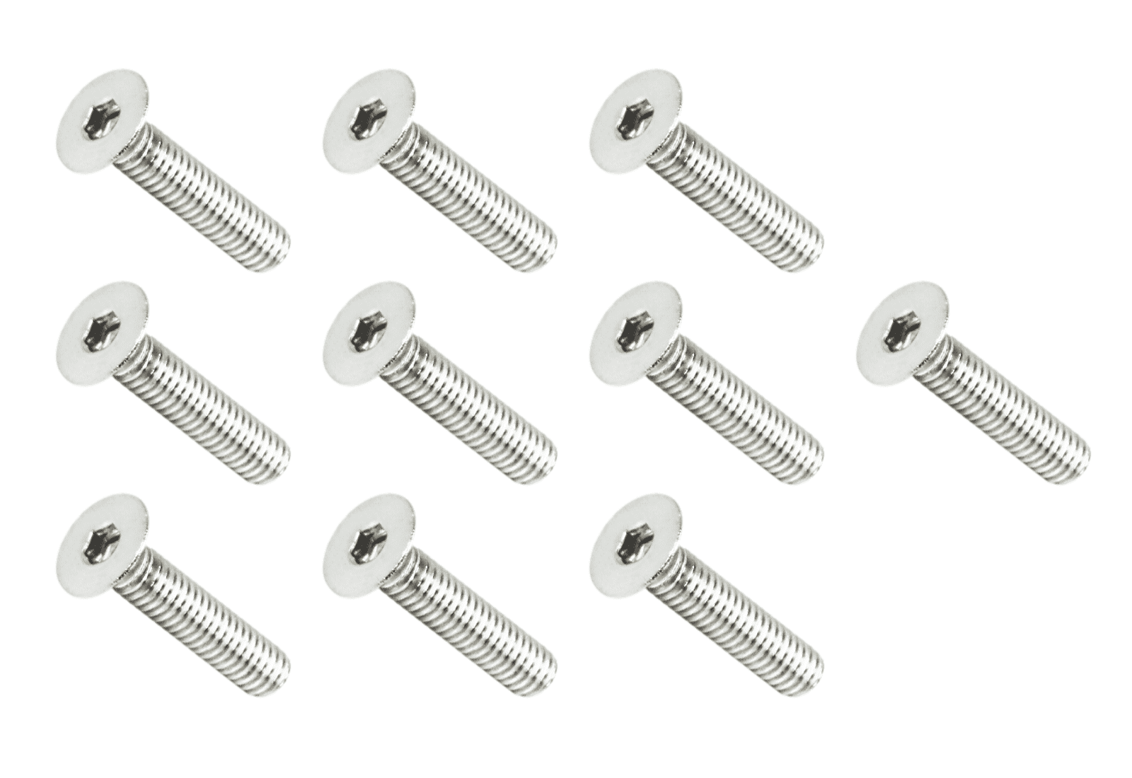 ZSPEC M4-0.7x20mm Fasteners, FHSC, Stainless Steel SUS304, 10-Pack - ZSPEC Design LLC - Hardware Fasteners - 10-pack, Dress Up Bolt, FHSC, m4, Stainless - zspecdesign.com