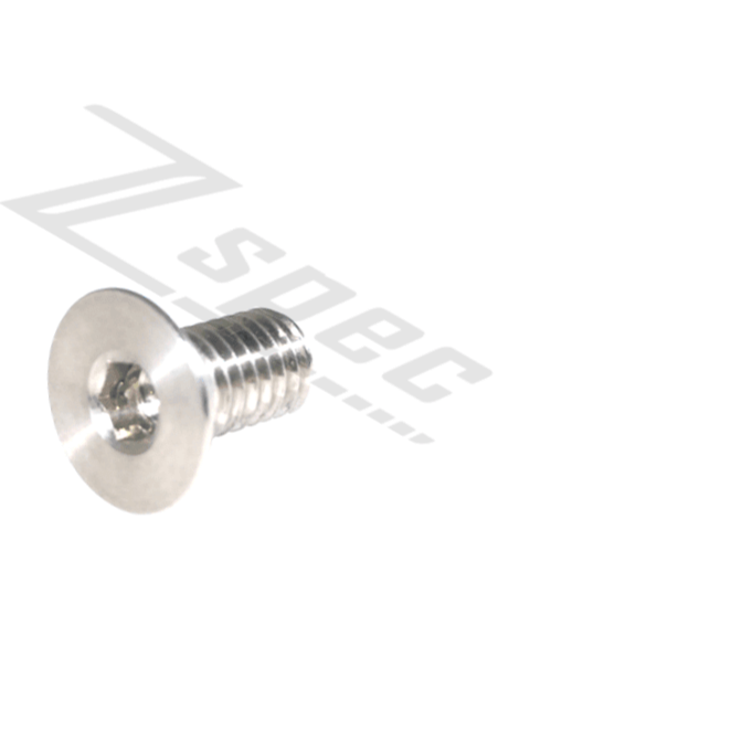 ZSPEC M6-1.0x12mm Flat-Head FHSC Fastener/Bolt, Titanium Grade-5, Per Each - ZSPEC Design LLC - Hardware Fasteners - Dress Up Bolt, FHSC, m6 - zspecdesign.com
