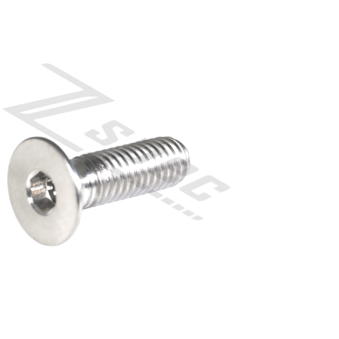 ZSPEC M6-1.0x20mm Flat-Head FHSC Fastener/Bolt, Titanium Grade-5, Per Each - ZSPEC Design LLC - Hardware Fasteners - Dress Up Bolt, fhsc, m6, per each, titanium - zspecdesign.com