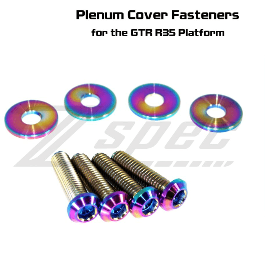 ZSPEC "Stage 1" Dress Up Bolts® Fastener Kit for '09-23 Nissan GTR (R35), Titanium & Billet - ZSPEC Design LLC - Hardware Fasteners - Fastener Kit, gt-r, gtr, nissan, r35, skyline, stage 1, titanium - zspecdesign.com