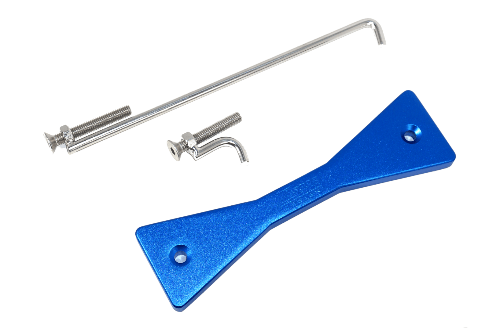 ZSPEC Battery Hold Down/Bracket for Nissan GTR R35, Billet w/ Stainless Hardware - ZSPEC Design LLC - Hardware Fasteners - accessory, battery, battery bracket, bracket, gt-r, gtr, nissan, r35, Stainless - zspecdesign.com