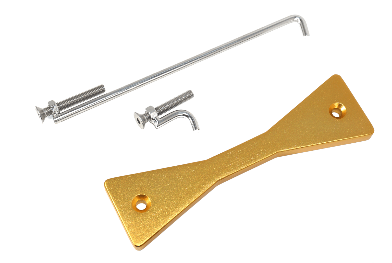 ZSPEC Battery Hold Down/Bracket for Nissan GTR R35, Billet w/ Stainless Hardware - ZSPEC Design LLC - Hardware Fasteners - accessory, battery, battery bracket, bracket, gt-r, gtr, nissan, r35, Stainless - zspecdesign.com