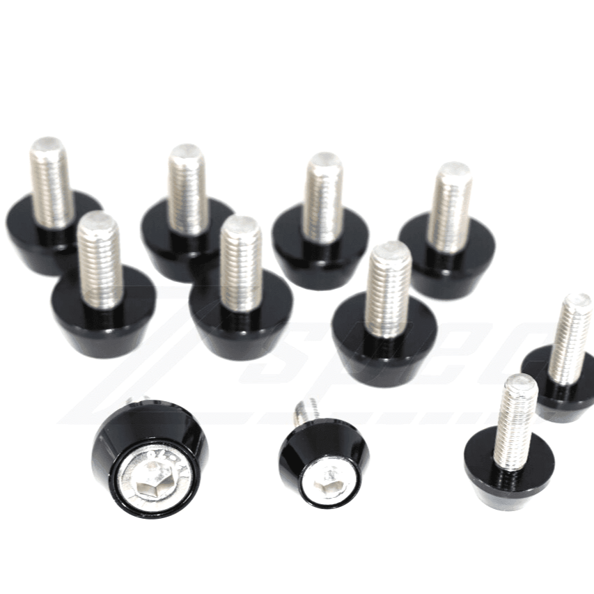 ZSPEC "Stage 3" Dress Up Bolts® Fastener Kit for '18+ Kia Stinger GT K8, Stainless & Billet - ZSPEC Design LLC - Hardware Fasteners - Fastener Kit, kia, stage 3, stinger - zspecdesign.com