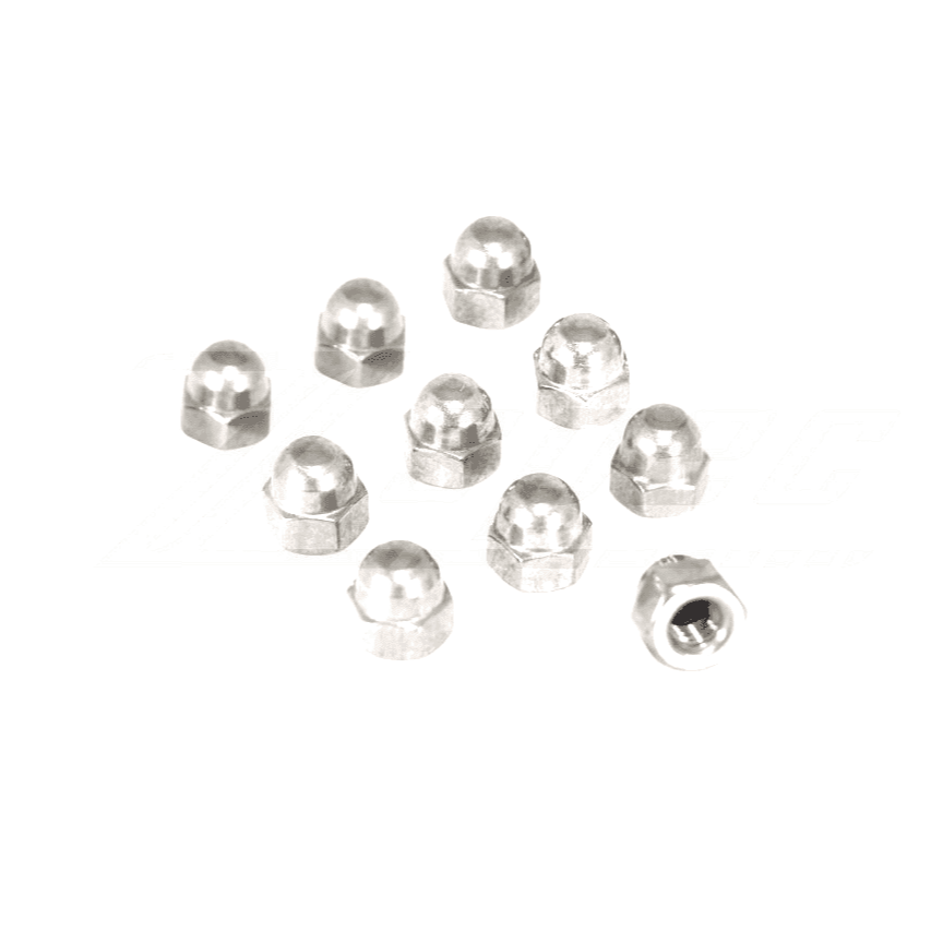 ZSPEC M4-0.7 Acorn Nuts, SUS304 Stainless Steel, 10-Pack - ZSPEC Design LLC - Hardware Fasteners - 10-pack, acorn, m4, stainless - zspecdesign.com