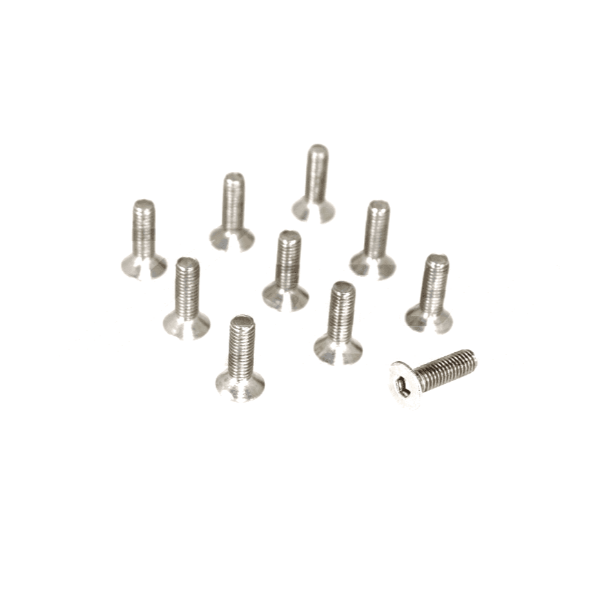ZSPEC M3-0.5x10mm Fasteners, FHSC, Stainless SUS304, 10-Pack - ZSPEC Design LLC - Hardware Fasteners - 10-pack, Dress Up Bolt, Fastener, FHSC, M3, Stainless - zspecdesign.com