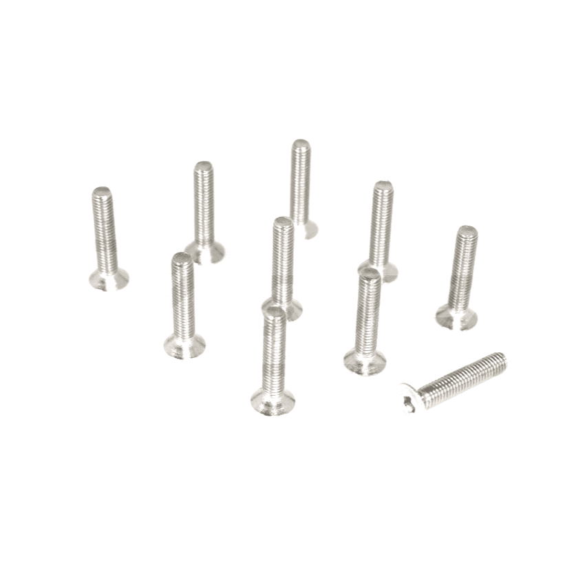 ZSPEC M3-0.5x14mm Fasteners, FHSC, Stainless SUS304, 10-Pack - ZSPEC Design LLC - Hardware Fasteners - 10-pack, Dress Up Bolt, FHSC, M3, Stainless - zspecdesign.com