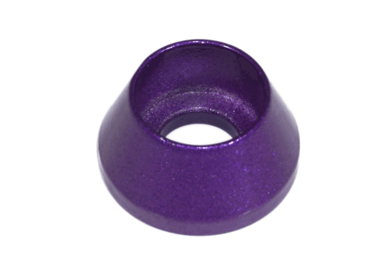 ZSPEC M6 Angled Cup Finish Washers for SHSC Socket-Cap Fasteners, Billet, 10-Pack - ZSPEC Design LLC - Hardware Fasteners - 10-pack, angled, billet hardware, Dress Up Washer, finish washer, m6, shsc - zspecdesign.com