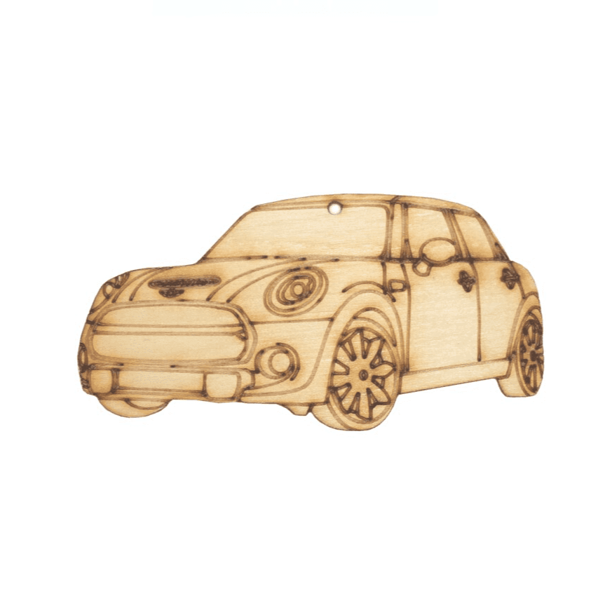 ZSPEC Laser-Engraved Birch Ornament, Style: Mini, ~5-inch Wide - ZSPEC Design LLC - Holiday Ornaments - cooper, holiday, lifestyle, mini, ornament - zspecdesign.com