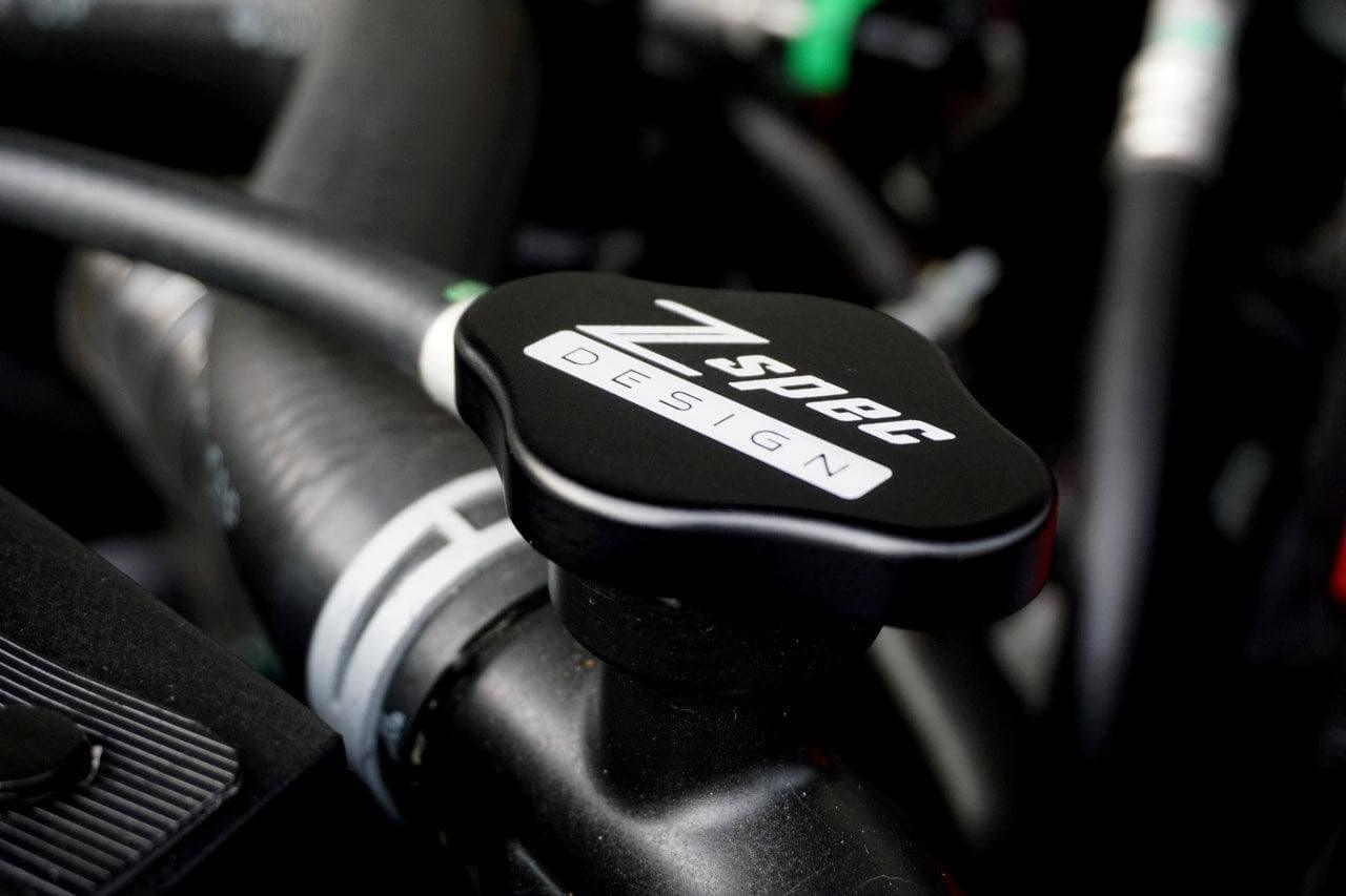 ZSPEC Billet Radiator Cap Cover for '84-89 300zx Z31, Billet, w/ Hex Key, Sold per Each - ZSPEC Design LLC - Hardware Fasteners - 300zx, accessory, cap, nissan, radiator cap cover, reservoir cap cover, Sold per Each, z31 - zspecdesign.com