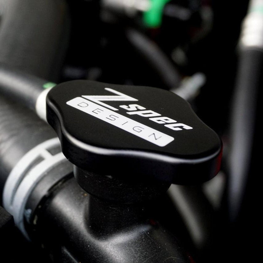 ZSPEC Billet Radiator Cap Cover for '90-96 Nissan 300zx Z32 - ZSPEC Design LLC - Hardware Fasteners - 300zx, accessory, cap, radiator cap cover, reservoir cap cover, z32 - zspecdesign.com