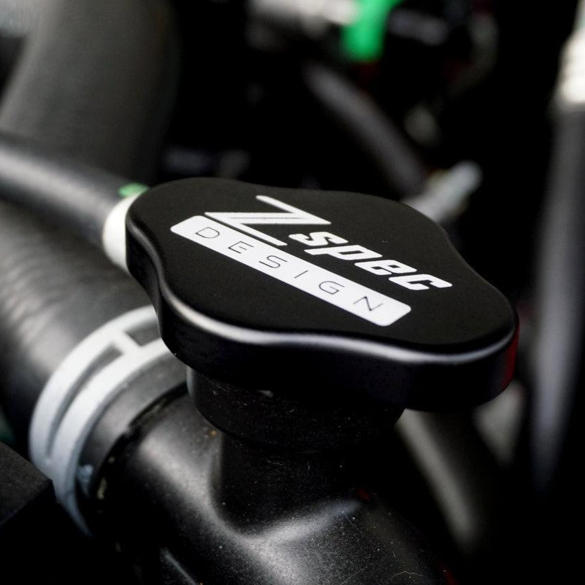 ZSPEC Billet Radiator Cap Cover for 2014-2021 Nissan Titan, All Trims - ZSPEC Design LLC - Hardware Fasteners - accessory, cap, diesel, nissan, radiator cap cover, reservoir cap cover, titan, xd - zspecdesign.com