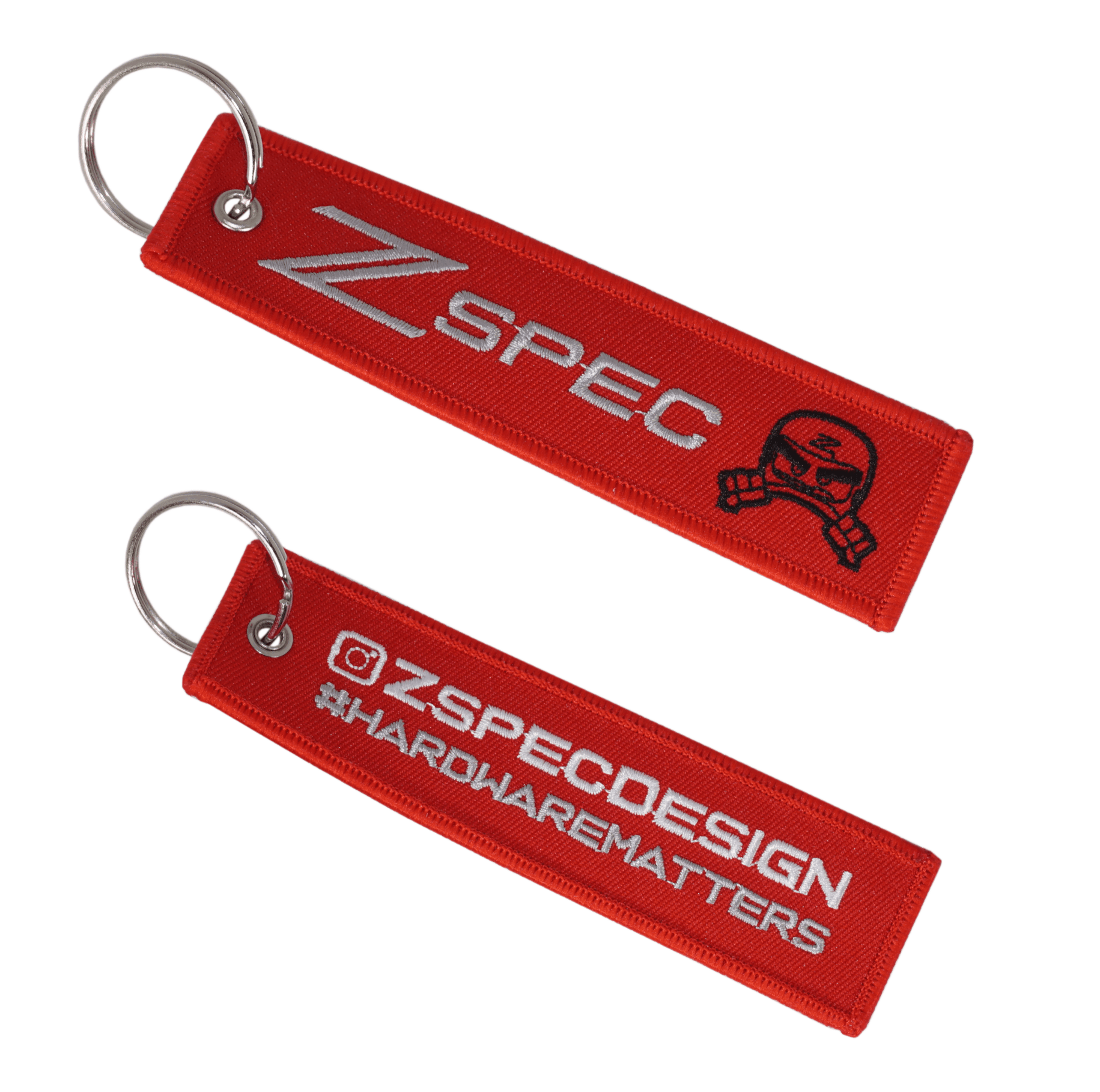 ZSPEC Design Jet Tag Keychains - Red or Black - ZSPEC Design LLC - Keychains - accessory, jet tag, keychain, lifestyle - zspecdesign.com