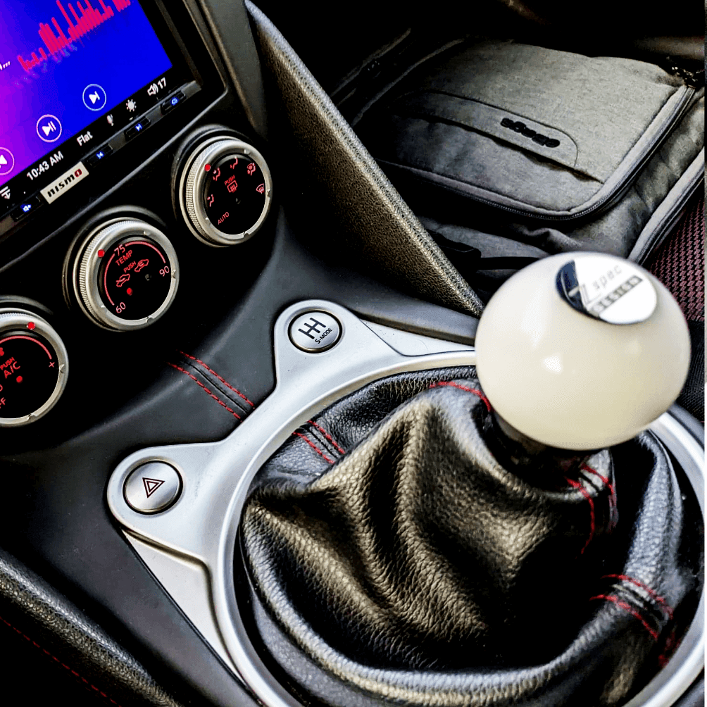 ZSPEC Shift Knob, M12-1.25, Delrin & Stainless, 5-Speed Shift Pattern Coin - ZSPEC Design LLC - Vehicle Parts & Accessories - 3000gt, 323, 626, accessory, brz, DSM, eclipse, EVO, EVO 10, EVO X, frs, genesis, lancer, mazdaspeed, miata, mx3, mx5, mx6, Nismo, Nissan, patrol, probe, protege5, r32, r33, rx-7, rx7, rx8, sentra, Shift Knob - zspecdesign.com