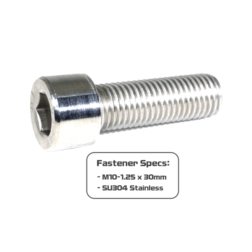 ZSPEC M10-1.25x30mm Fasteners, 10-Pack, SHSC, Stainless SUS304 - ZSPEC Design LLC - Hardware Fasteners - Dress Up Bolt, m10, SHSC, Stainless - zspecdesign.com