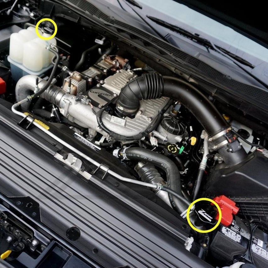 ZSPEC Billet Radiator Cap Cover for 2014-2021 Nissan Titan, All Trims - ZSPEC Design LLC - Hardware Fasteners - accessory, cap, diesel, nissan, radiator cap cover, reservoir cap cover, titan, xd - zspecdesign.com