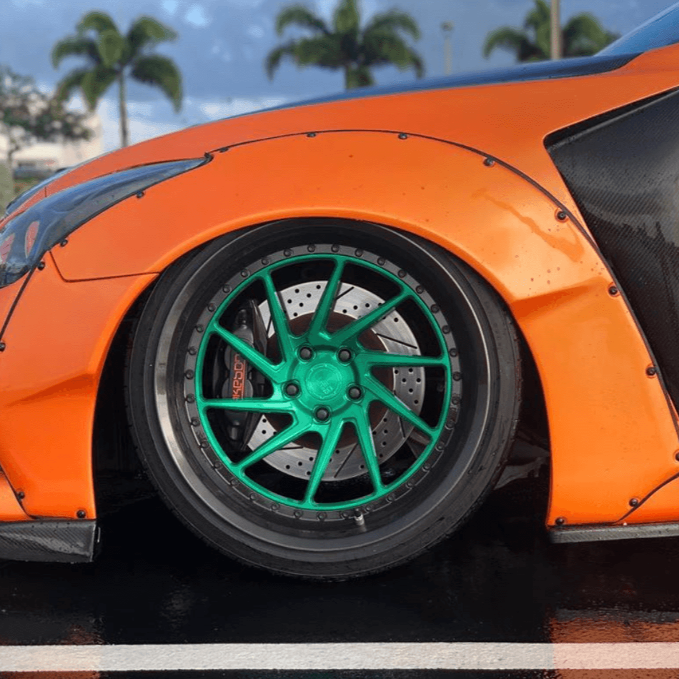 ZSPEC Button-Head Body Kit Fastener, M5x25mm w/ Rivet Nut, Titanium, Per Each - ZSPEC Design LLC - Hardware Fasteners - 60-pack, body, body hardware, button, Fastener, m5, rivet, stage 3, titanium - zspecdesign.com