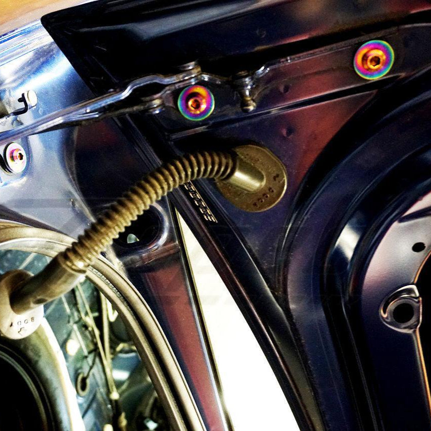 ZSPEC Trunk Dress Up Bolts® Kit for '13-21 Scion FRS, Subaru BRZ, Toyota 86, Titanium - ZSPEC Design LLC - Hardware Fasteners - 86, BRZ, Fastener Kit, FRS, scion, Subaru, titanium, Toyota - zspecdesign.com