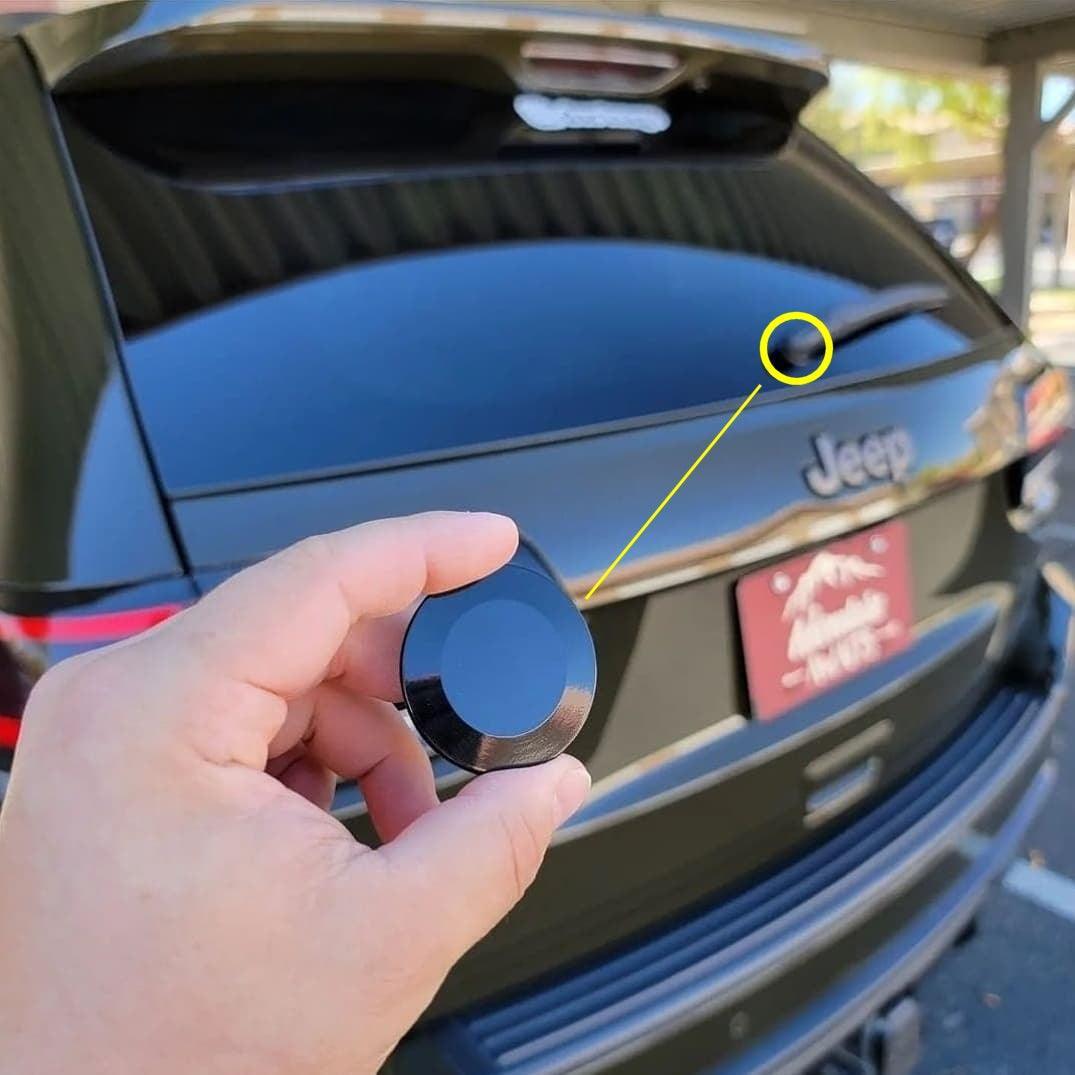 ZSPEC Rear Wiper Delete/Hole-Cap, 44mm Billet Weatherproof, BLACK - ZSPEC Design LLC - Hardware Fasteners - 44mm, delete, wiper - zspecdesign.com