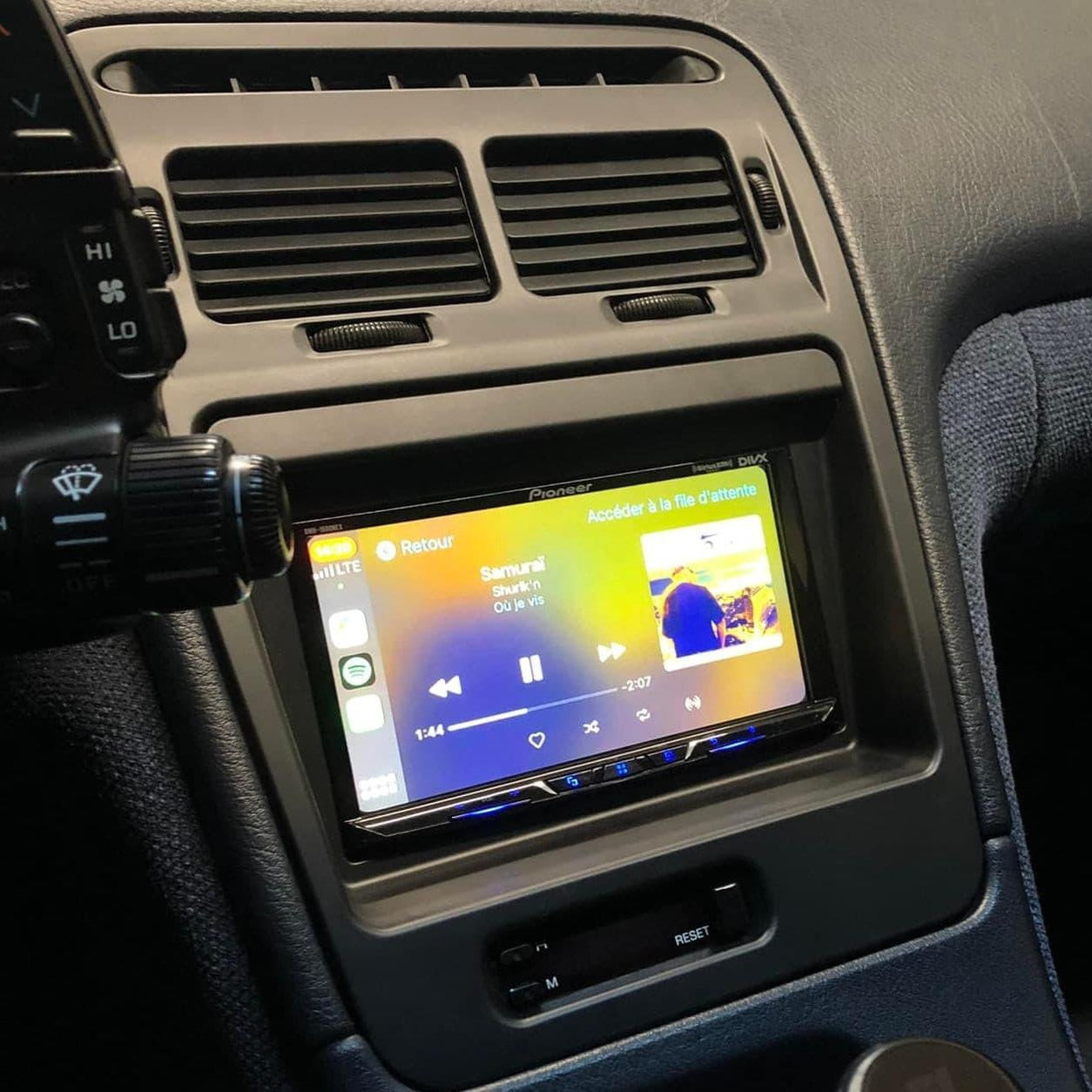 ZSPEC LHD Double-Din Radio Bezel Face-Plate for Nissan Z32 300zx, Bezel-ONLY - ZSPEC Design LLC - Hardware Fasteners - 300zx, din, double, lhd, nissan, stereo, z32 - zspecdesign.com