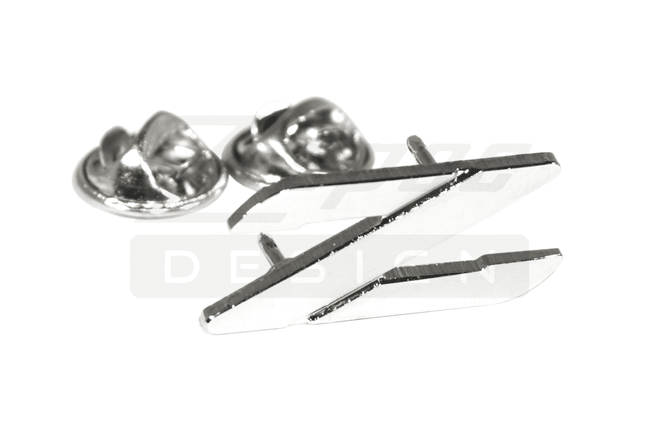 ZSPEC Nissan Z32 300zx Z-Style Lapel / Hat Pin, Chrome - ZSPEC Design LLC - Collectibles - 300zx, accessory, lifestyle, nissan, nissan pin, pin, z32 - zspecdesign.com