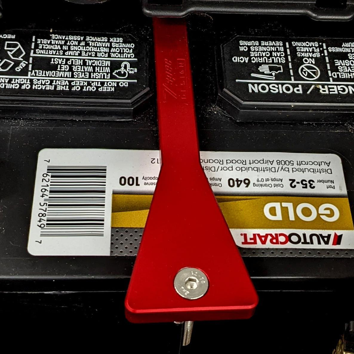 ZSPEC Battery Hold Down/Bracket for '03-09 Nissan 350z Z33, Billet w/ Stainless Hardware - ZSPEC Design LLC - Hardware Fasteners - 350z, accessory, battery, battery bracket, bracket, nissan, z33 - zspecdesign.com