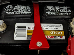 ZSPEC Battery Hold Down/Bracket for '03-09 Nissan 350z Z33, Billet, 2003 2004 2005 2006 2007 2008 2009, Engine Bay Dress-Up Black Red Gold Silver Blue Purple