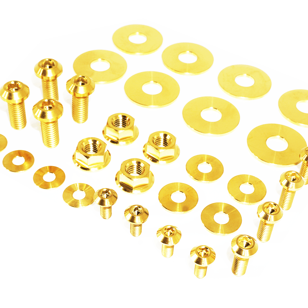 ZSPEC Trunk Area Fastener Kit for '22+ Toyota GR86 & Subaru BRZ, Titanium - ZSPEC Design LLC - Hardware Fasteners - 86, brz, Fastener Kit, gr86, subaru, toyota - zspecdesign.com