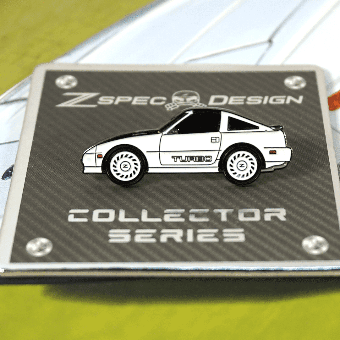 ZSPEC Nissan 300zx Z31 Shiro Tribute Lapel / Hat Pin - ZSPEC Design LLC - Collectibles - 300zx, accessory, lapel, lifestyle, Nismo, nissan, nissan pin, pin, shiro, Z, z31 - zspecdesign.com