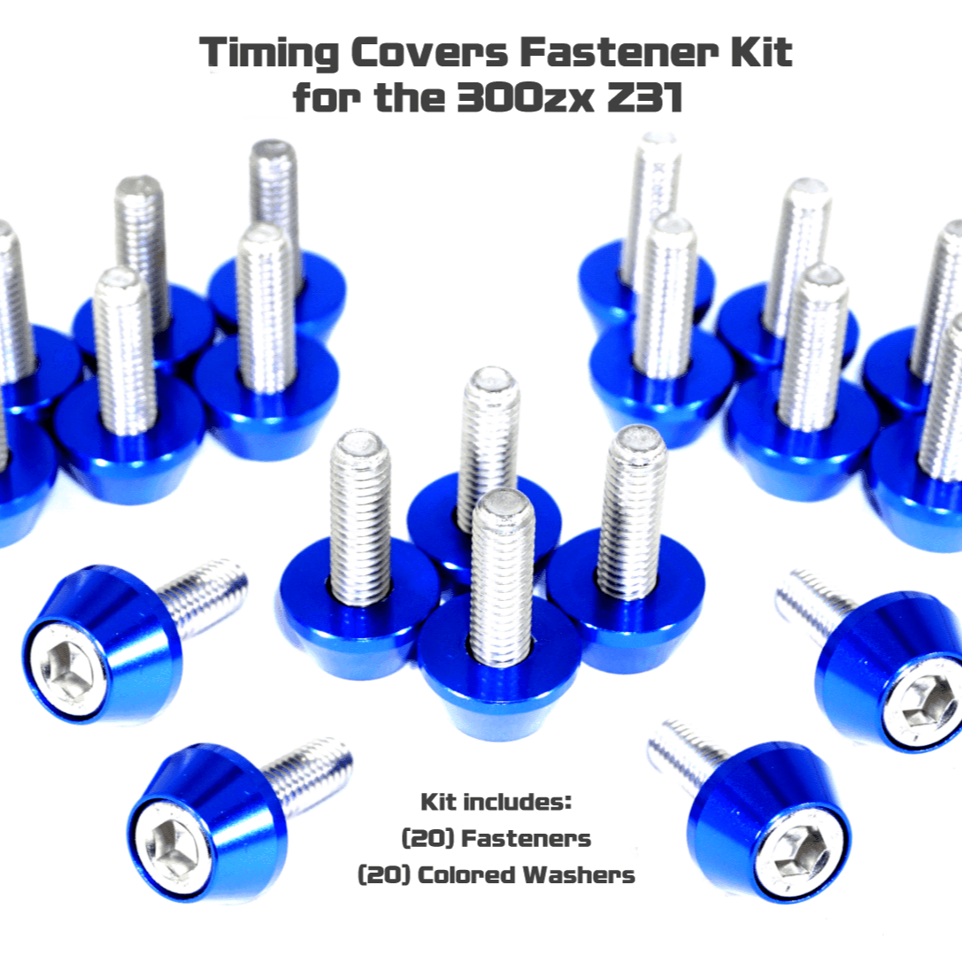 ZSPEC SHSC Timing Covers Fastener Kit for '84-89 Nissan 300zx Z31, Stainless & Billet - ZSPEC Design LLC - Hardware Fasteners - 300zx, Fastener Kit, nissan, timing cover, z31 - zspecdesign.com
