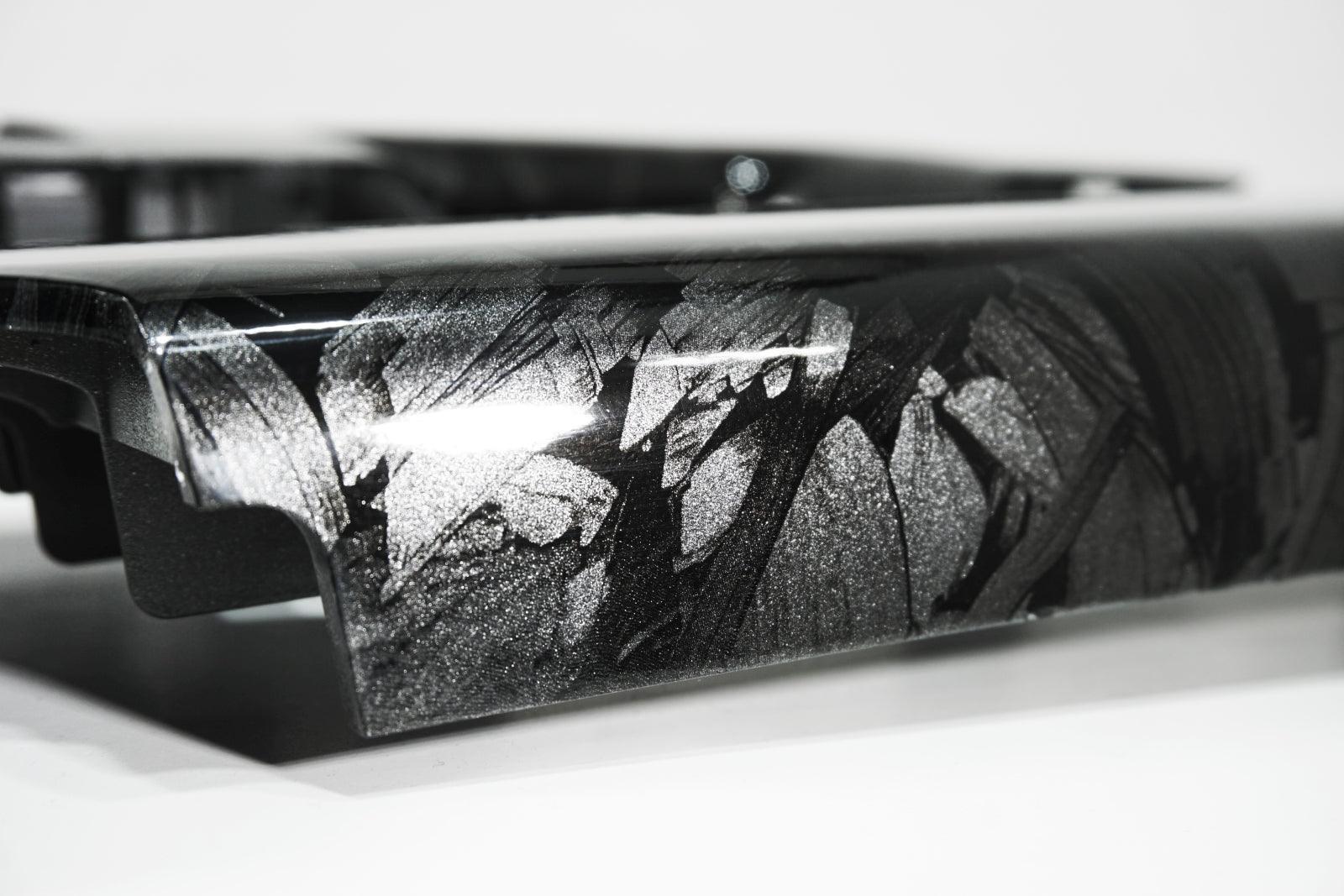 ZSPEC 350z Z33 Interior Door Window Switch Finisher Set, LHD '06-09, Forged Carbon Style - ZSPEC Design LLC - Hardware Fasteners - 350z, 350z Window Switch Finishers, door, finisher, handle, nissan, window - zspecdesign.com