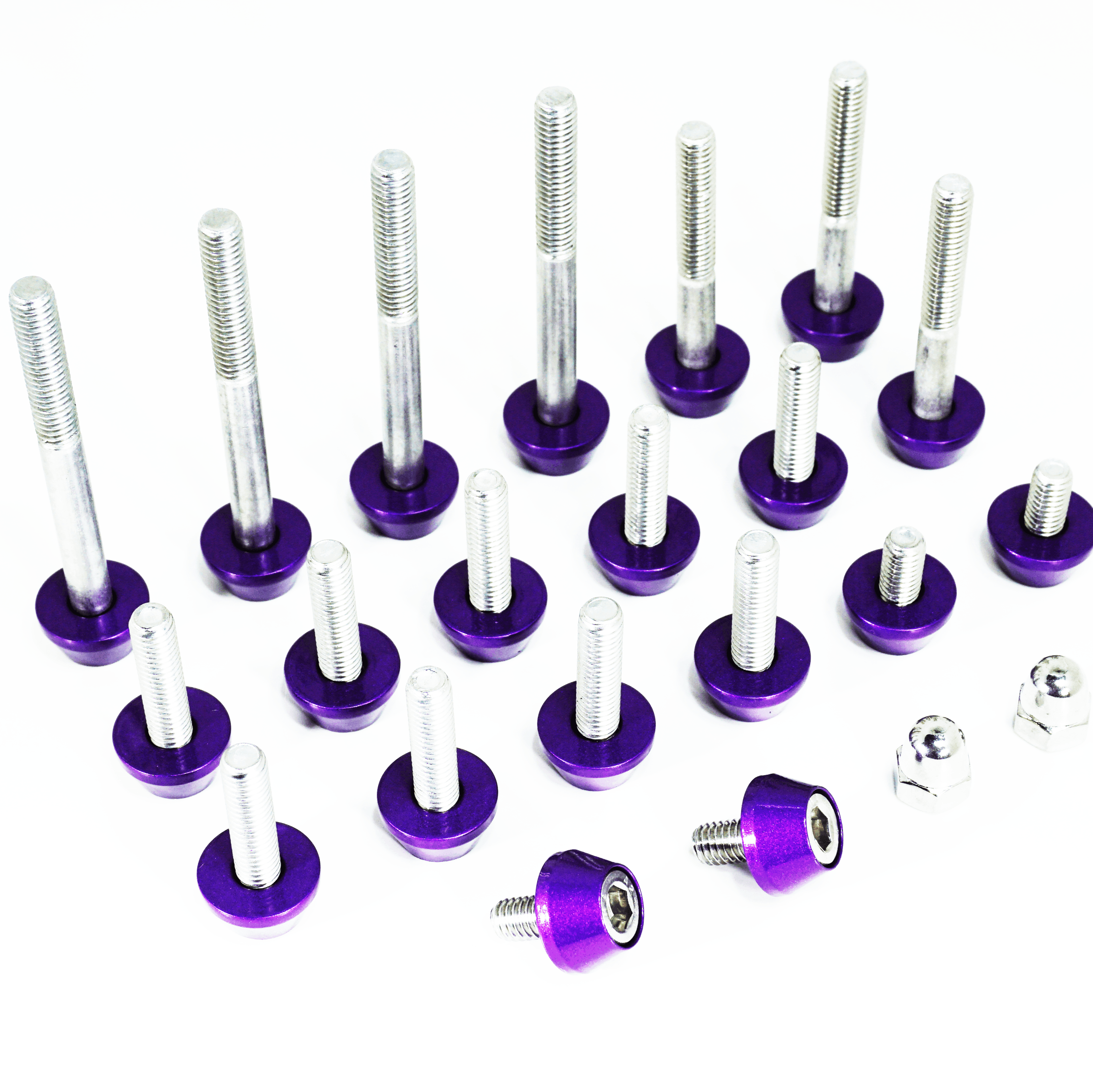 ZSPEC Plenum Fastener Kit for Nissan 350z VQ35DE, Stock (OEM) Length, Stainless & Billet - ZSPEC Design LLC - Hardware Fasteners - 350z, Fastener Kit, nissan, plenum, z33 - zspecdesign.com