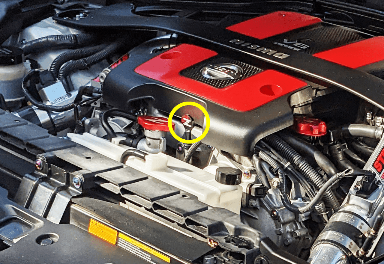 ZSPEC Dipstick Handle for Nissan 370z Z34 '09-20, Billet Aluminum, w/ Hex Key - ZSPEC Design LLC - Hardware Fasteners - 370z, accessory, dipstick, handle, nissan, z34 - zspecdesign.com