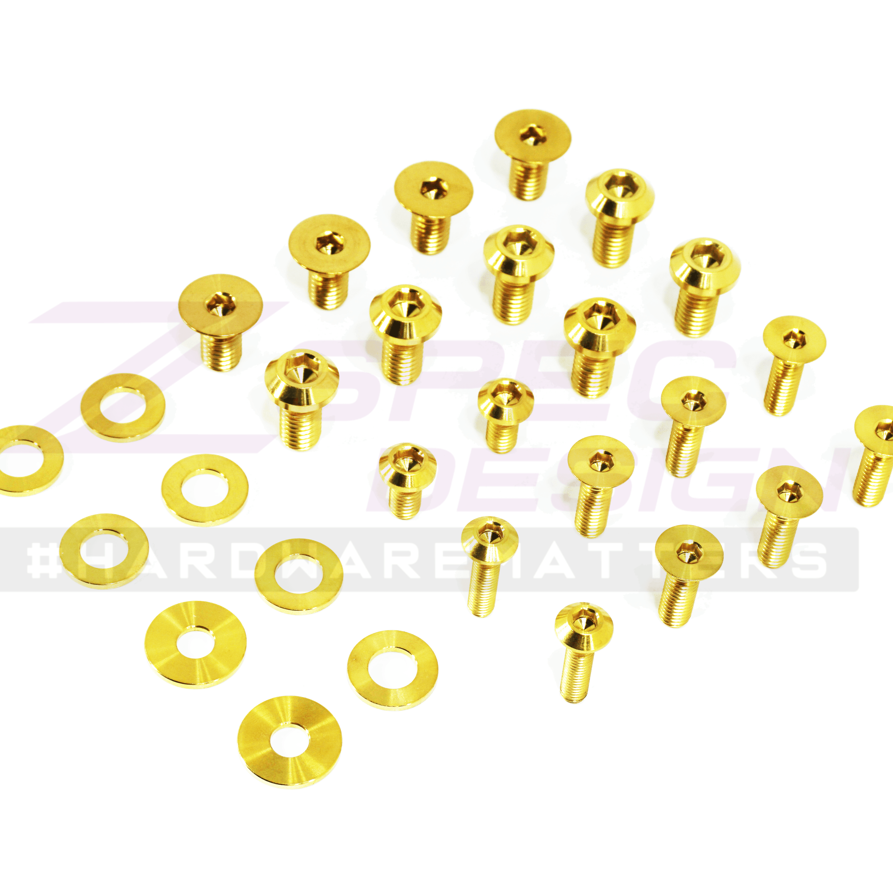 ZSPEC Dress Up Bolts® Fastener Kit, Door Jams Area for 2023+ Nissan Z RZ34, Titanium - ZSPEC Design LLC - Hardware Fasteners - door, door jam, Fastener Kit, nissan, nissan z, RZ34 - zspecdesign.com
