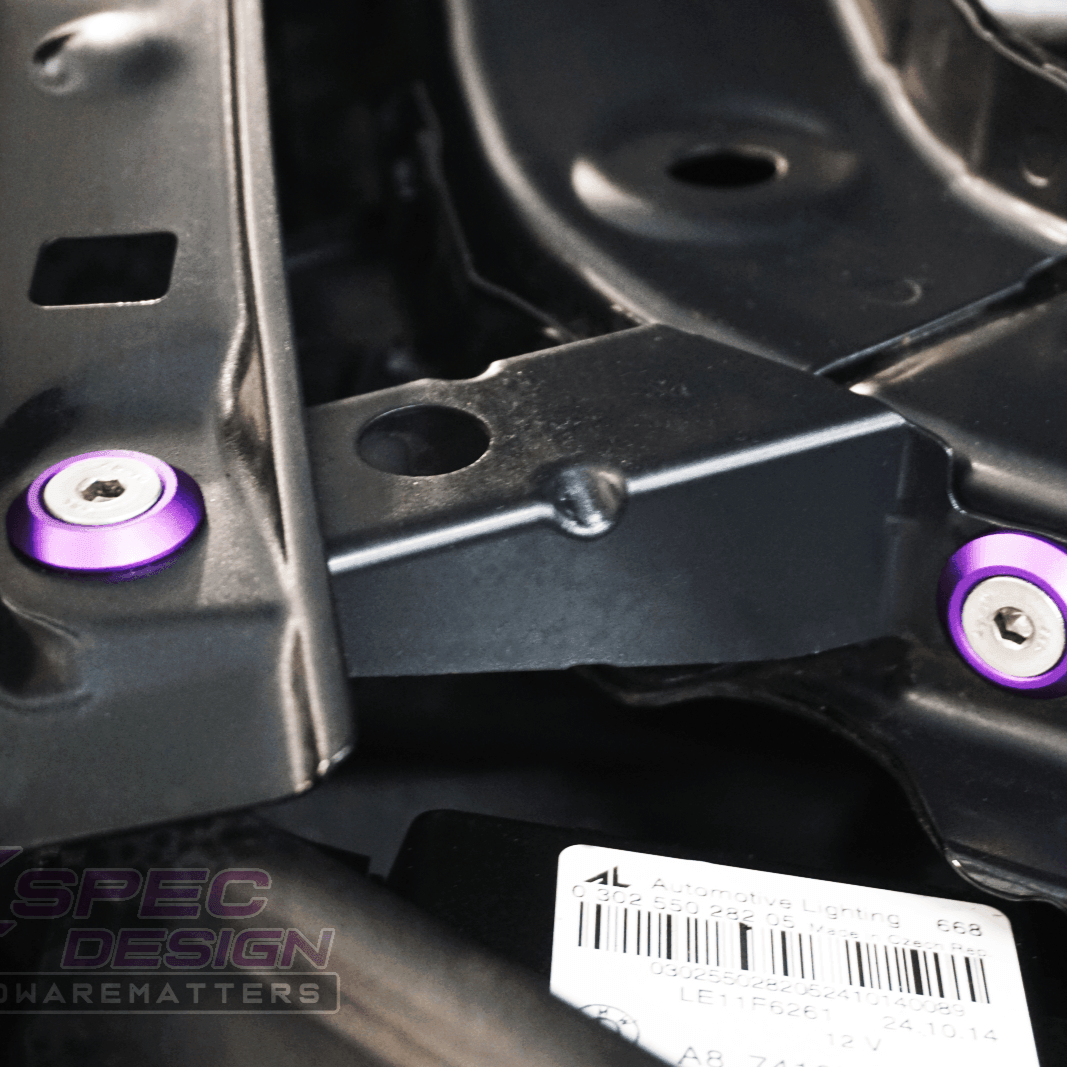 ZSPEC "Stage 1" Dress Up Bolts® Fastener Kit for '14-19 BMW 435i F32 3.0T, Stainless & Billet - ZSPEC Design LLC - Hardware Fasteners - 435i, bmw, F32, Fastener Kit, stage 1 - zspecdesign.com