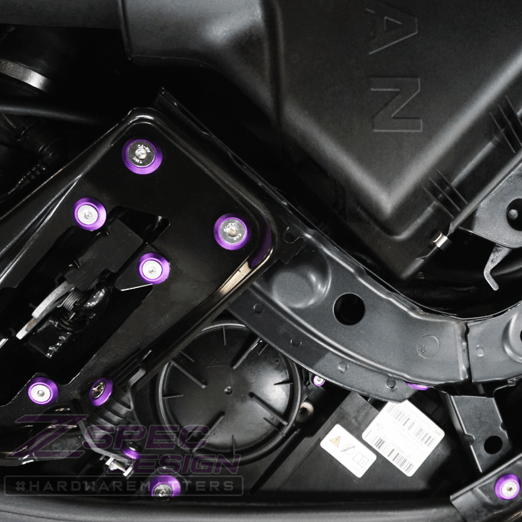 ZSPEC "Stage 1" Dress Up Bolts® Fastener Kit for '14-19 BMW 435i F32 3.0T, Stainless & Billet - ZSPEC Design LLC - Hardware Fasteners - 435i, bmw, F32, Fastener Kit, stage 1 - zspecdesign.com