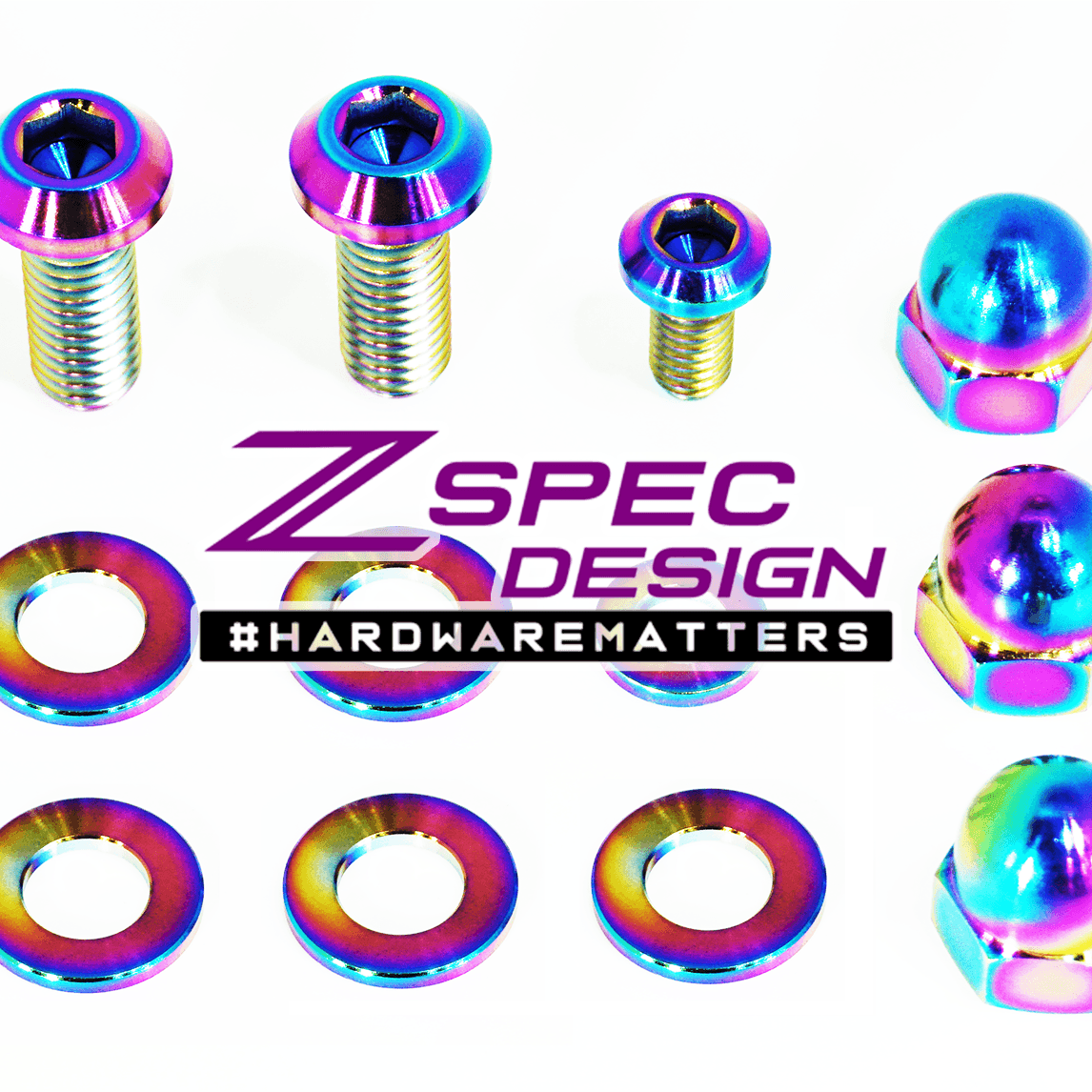 ZSPEC Balance Tube Fastener Kit for '90-96 Nissan 300zx Z32, Titanium Hardware - ZSPEC Design LLC - Hardware Fasteners - 300zx, fastener kit, nissan, stainless, z32 - zspecdesign.com