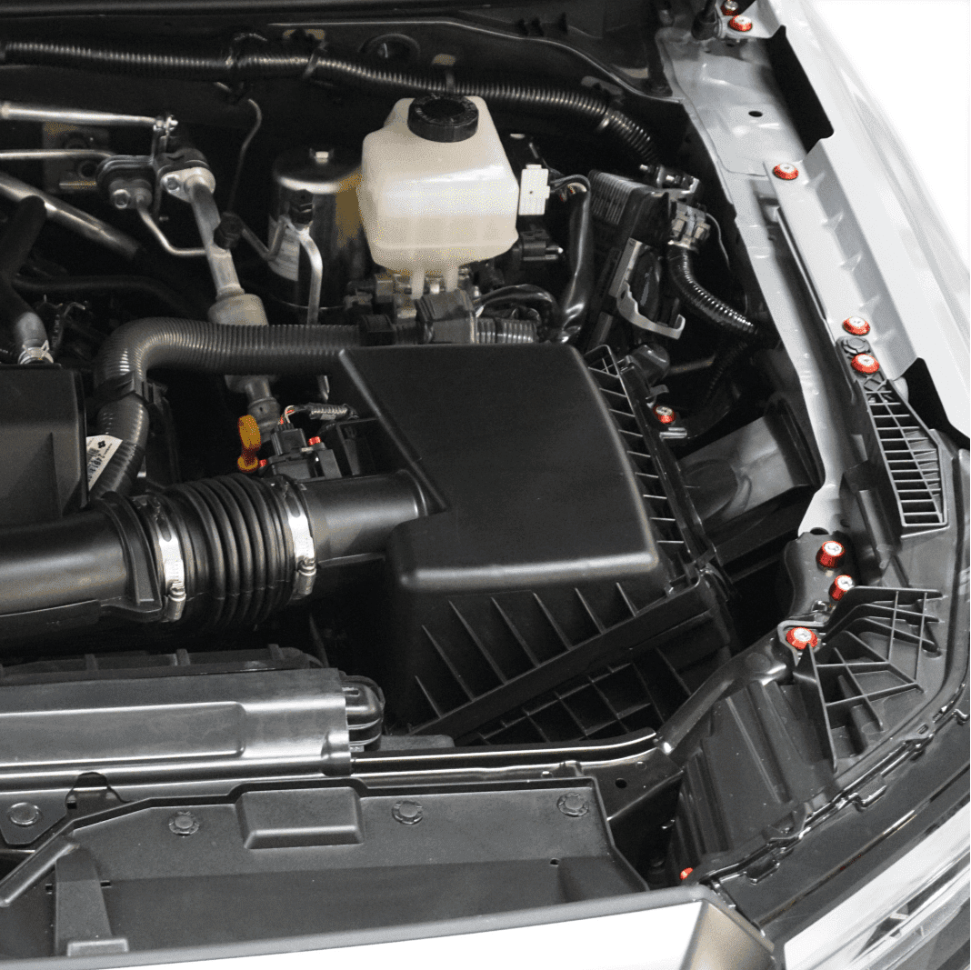 ZSPEC "Stage 3" Dress Up Bolts® Fastener Kit for '22+ Nissan Frontier D41, Stainless & Billet - ZSPEC Design LLC - Hardware Fasteners - 2022, d41, Fastener Kit, frontier, nissan, pro-4x, stage 3, Washer Color - zspecdesign.com