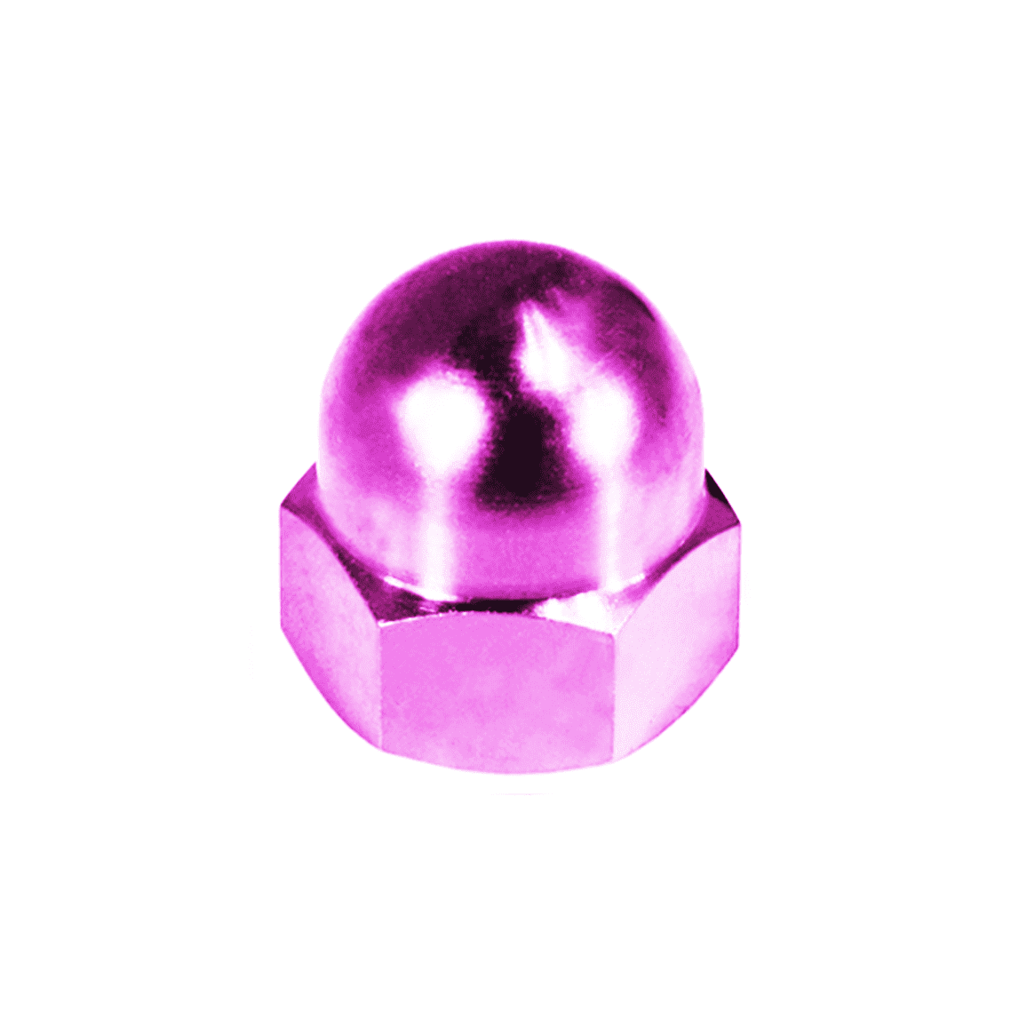 ZSPEC M8-1.25 Metric Acorn Nut, Grade-5 Titanium, Per Nut - ZSPEC Design LLC - Hardware Fasteners - acorn, m8, per each, per nut, titanium - zspecdesign.com