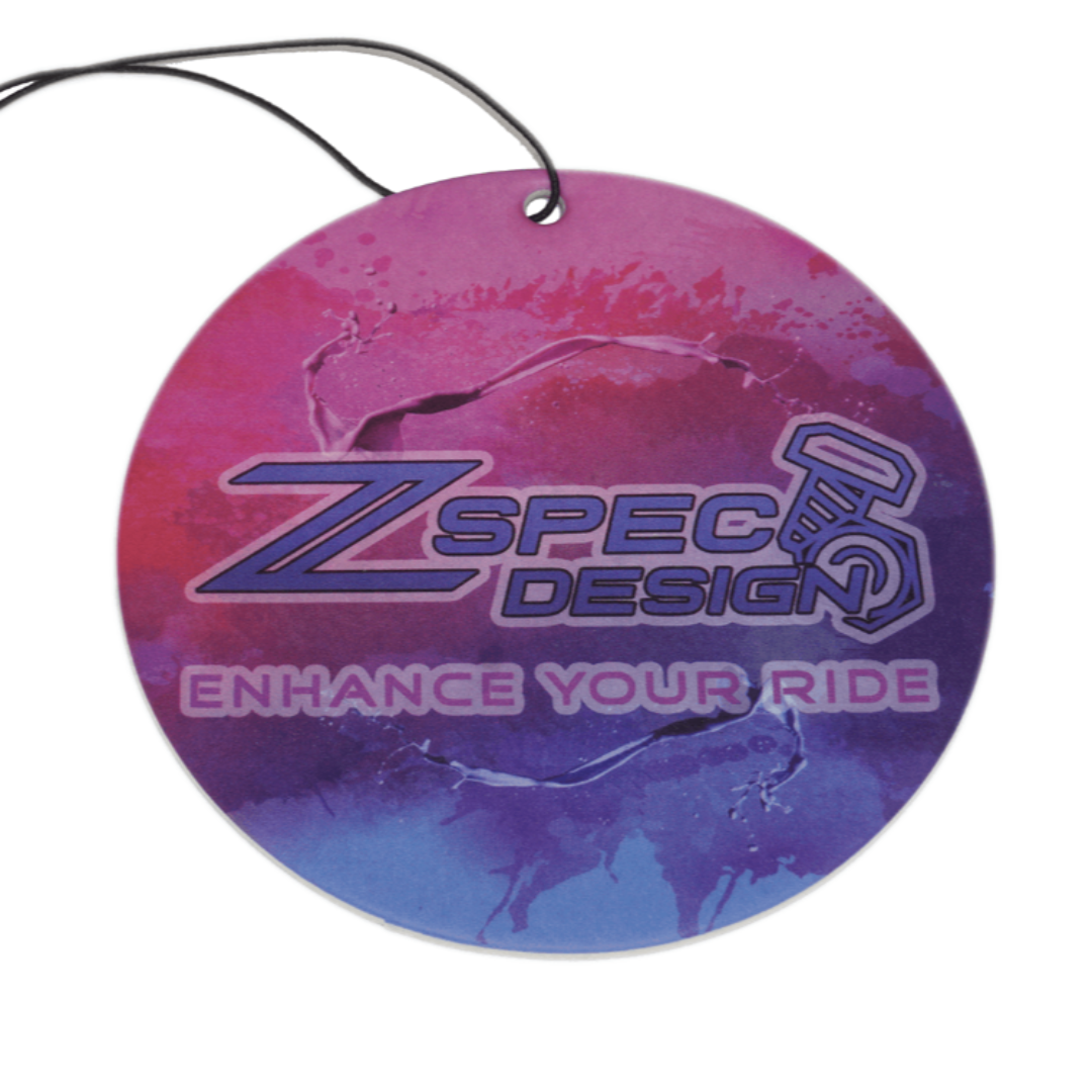 3" Round ZSPEC-Logo Citrus-Scented Air Freshener - ZSPEC Design LLC - Air Fresheners - air freshener, lifestyle - zspecdesign.com