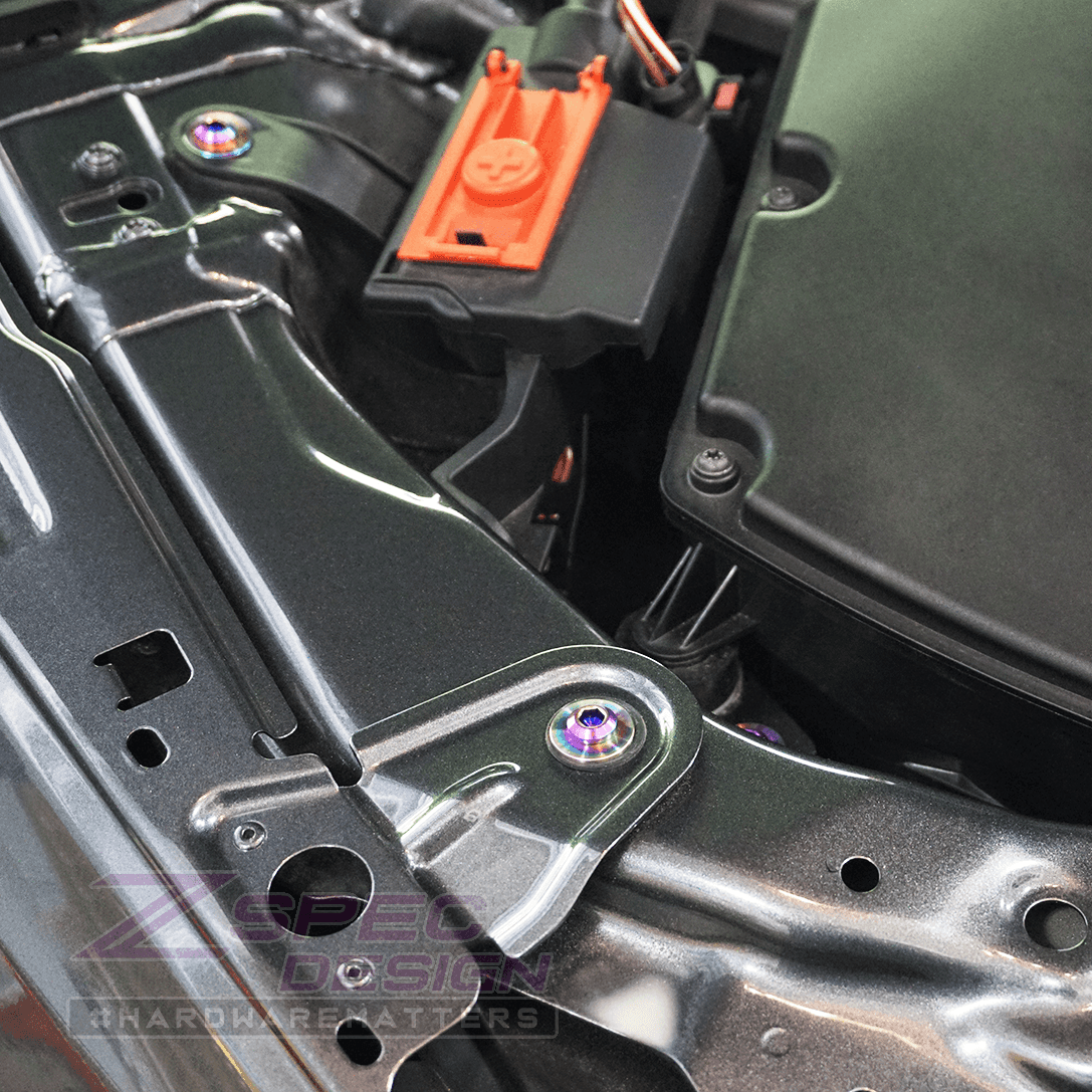 ZSPEC "Stage 2" Dress Up Bolts® Fastener Kit for '16-20 Audi A4 B9 2.0L, Titanium - ZSPEC Design LLC - Hardware Fasteners - a4, audi, b9, Fastener Kit, stage 2 - zspecdesign.com