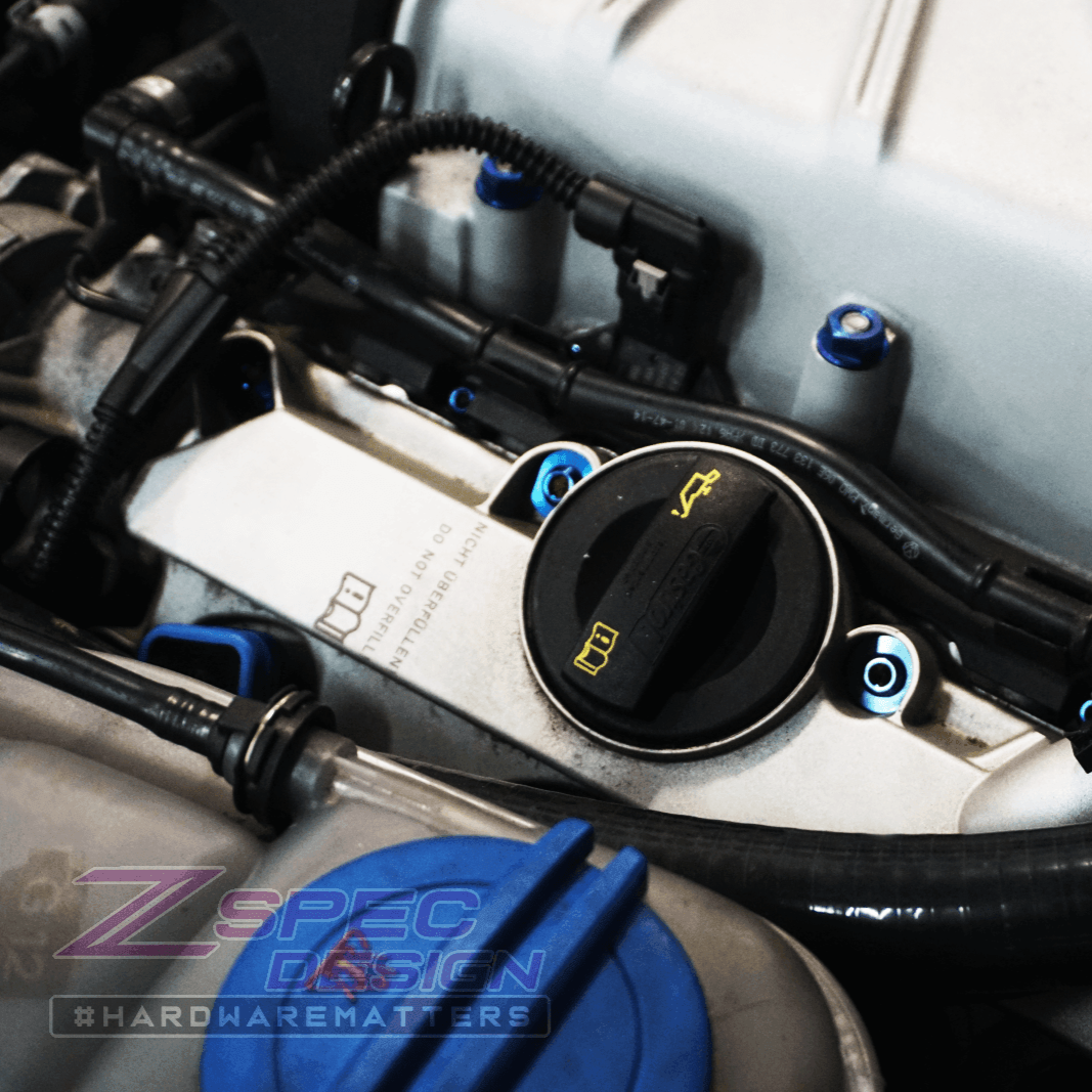 ZSPEC "Stage 3" Dress Up Bolts® Fastener Kit for Audi S5 B8 EA837 3.0L, Titanium - ZSPEC Design LLC - Hardware Fasteners - a5, audi, b8, b8.5, ea837, Fastener Kit, s5, stage 3 - zspecdesign.com
