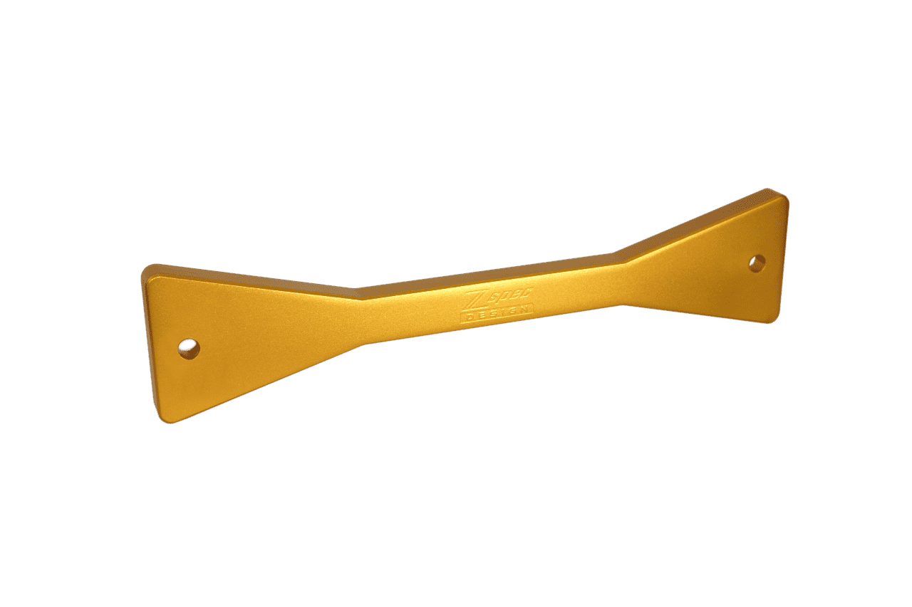 ZSPEC Battery Hold Down/Bracket, Billet Aluminum & Anodized, for use with factory rods - ZSPEC Design LLC - Hardware Fasteners - accessory, battery, battery bracket, bracket, mirage, stainless - zspecdesign.com