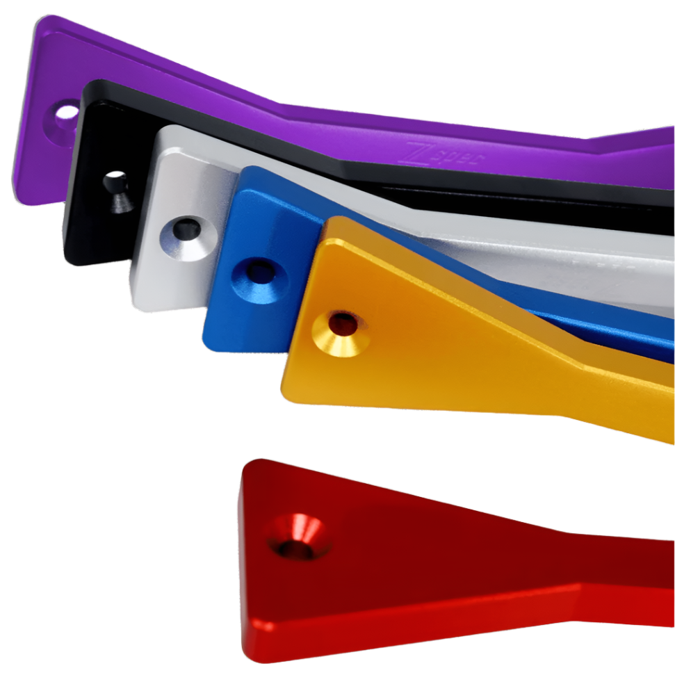 ZSPEC Battery Hold Down/Bracket for Infiniti G35/G37/Q50/Q60, Billet w/ Stainless Hardware - ZSPEC Design LLC - Hardware Fasteners - accessory, battery, battery bracket, bracket, g35, g37, infiniti, q50, q60, Stainless - zspecdesign.com