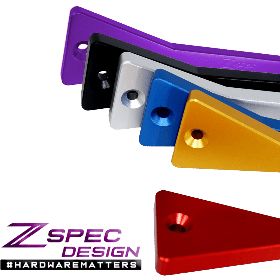 ZSPEC Battery Hold Down/Bracket for '90-96 Nissan Z32 300zx, Billet w/ Stainless Hardware - ZSPEC Design LLC - Hardware Fasteners - 300zx, accessory, battery, battery bracket, bracket, nissan, z32 - zspecdesign.com