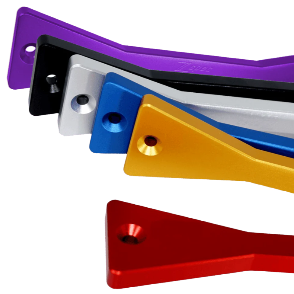 ZSPEC Battery Hold Down/Bracket for Infiniti G35/G37/Q50/Q60, Billet w/ Stainless Hardware - ZSPEC Design LLC - Hardware Fasteners - accessory, battery, battery bracket, bracket, g35, g37, infiniti, q50, q60, Stainless - zspecdesign.com