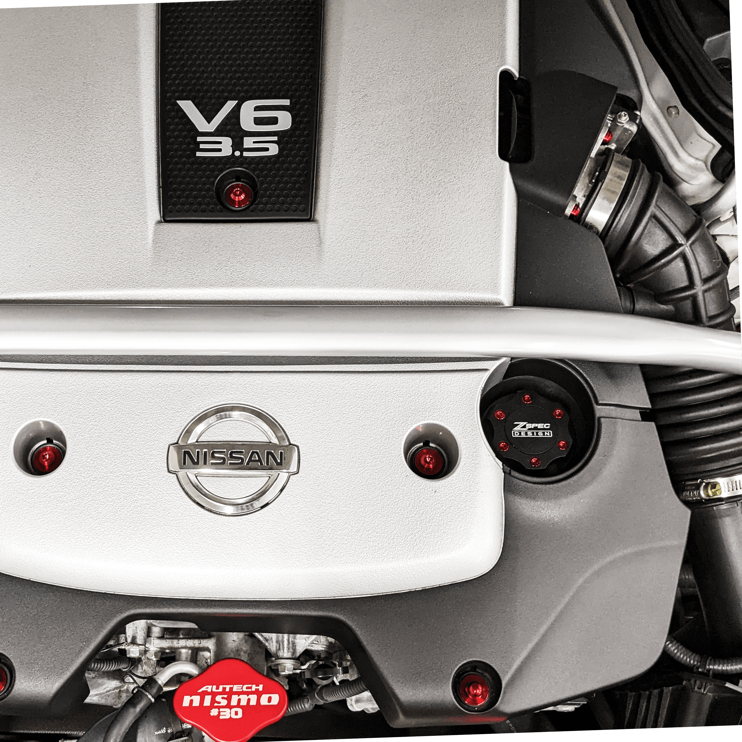 ZSPEC Billet Oil Filler Cap for Nissan/Infiniti/Datsun, Black Cap w/ Titanium Accent - ZSPEC Design LLC - Hardware Fasteners - 2023, 240sx, 240z, 260z, 280z, 280zx, 300z, 300zx, 350z, 370z, 380RS, 400z, accessory, bob sharp, cap, d40, d41, DE & HR, DE & REVUP, FairladyZ, frontier, g35, g37, GT-R, GTR, hakosuka, j30, nismo, nissan, nissanz, nisssan, oil, oil cap, q50, q60, R32, R34, RB20, RB25, RB26, RB30, rogue, RZ34, s30, titan, VQ, vq37, VR, vr30ddtt, z, z31, z32, z33, z34, z34 s2, z34s2 - zspecdesign.com