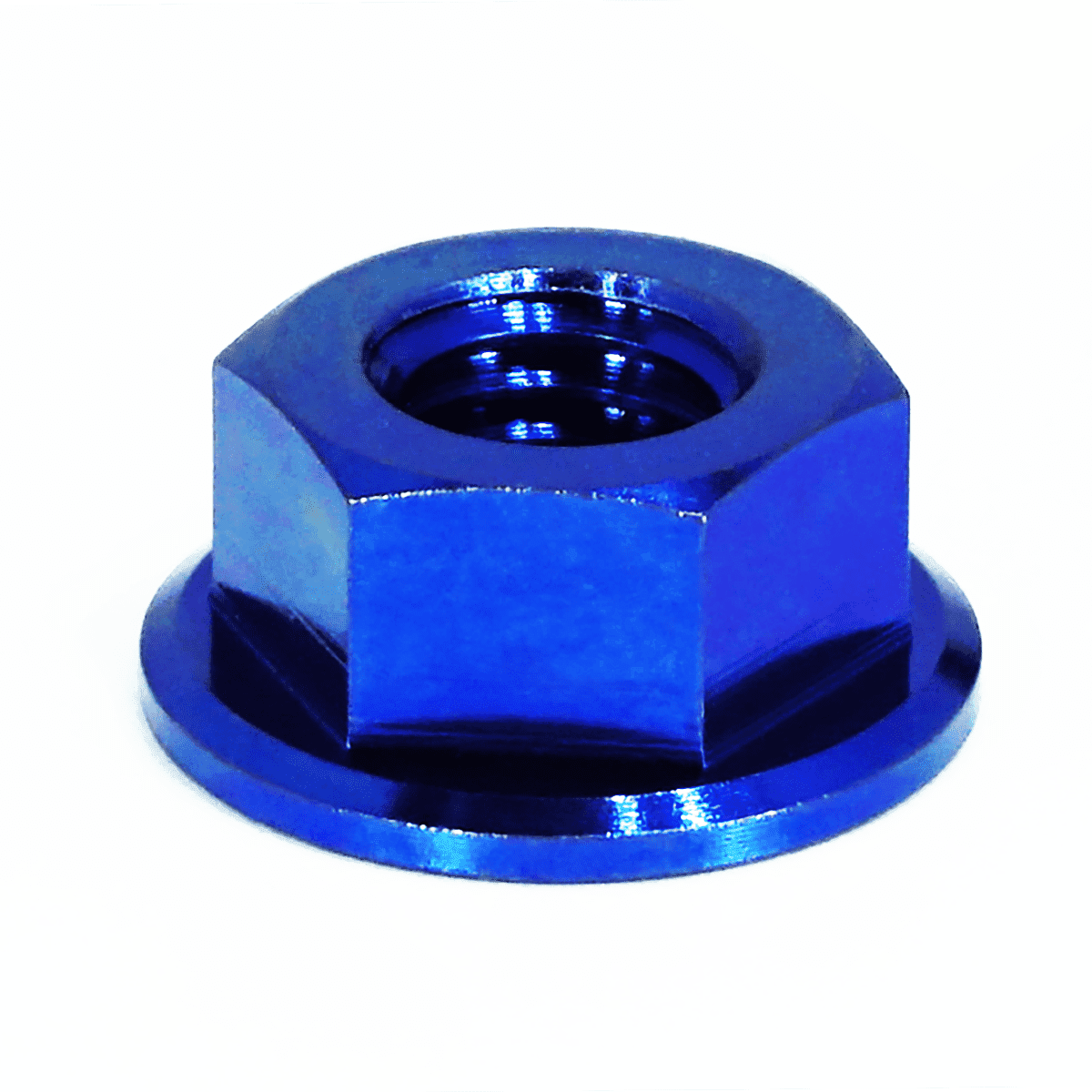 ZSPEC M8-1.25 Metric Flare Nut, Titanium Grade-5, Per Each - ZSPEC Design LLC - Hardware Fasteners - flare nut, hardware, m8, nut, per each, titanium - zspecdesign.com