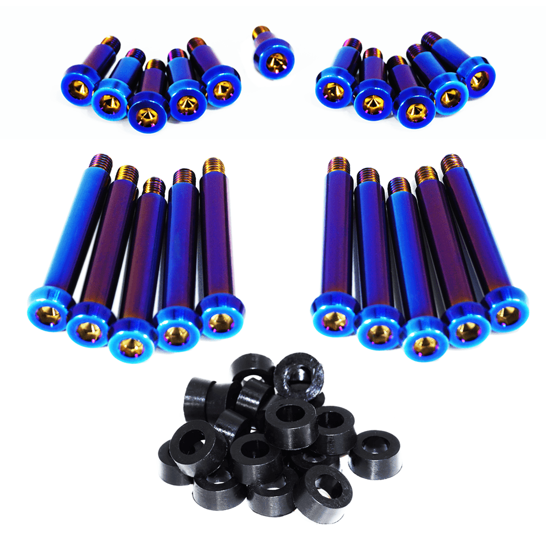 ZSPEC Shoulder-Bolt Timing Covers Fasteners w/ Bushings, Nissan 300zx Z32, Titanium - ZSPEC Design LLC - Hardware Fasteners - 300zx, nissan, Shoulder-bolt, z32 - zspecdesign.com