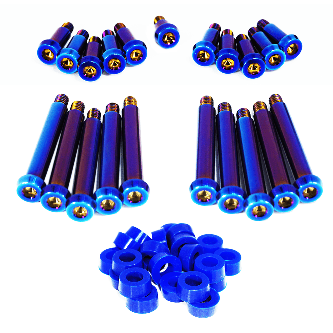 ZSPEC Shoulder-Bolt Timing Covers Fasteners w/ Bushings, Nissan 300zx Z32, Titanium - ZSPEC Design LLC - Hardware Fasteners - 300zx, nissan, Shoulder-bolt, z32 - zspecdesign.com