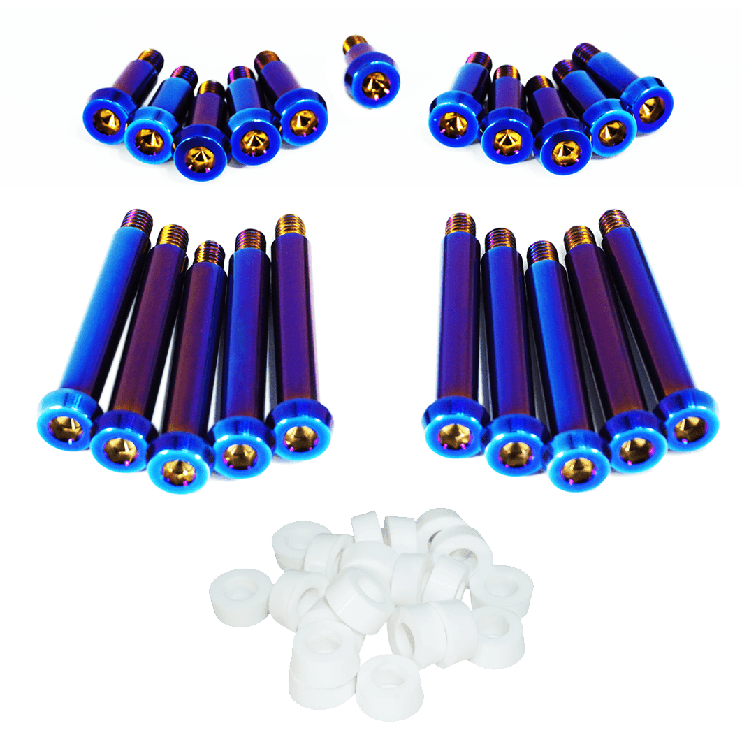 ZSPEC Shoulder-Bolt Timing Covers Fasteners w/ Bushings, Nissan 300zx Z32, Titanium - ZSPEC Design LLC - Hardware Fasteners - 300zx, nissan, Shoulder-bolt, z32 - zspecdesign.com